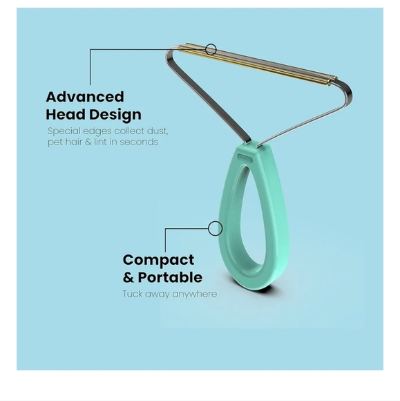 Pet Hair Remover, Special Multi Fabric Edge and Carpet Scraper, Dog Hair remover - Picture 3 of 5